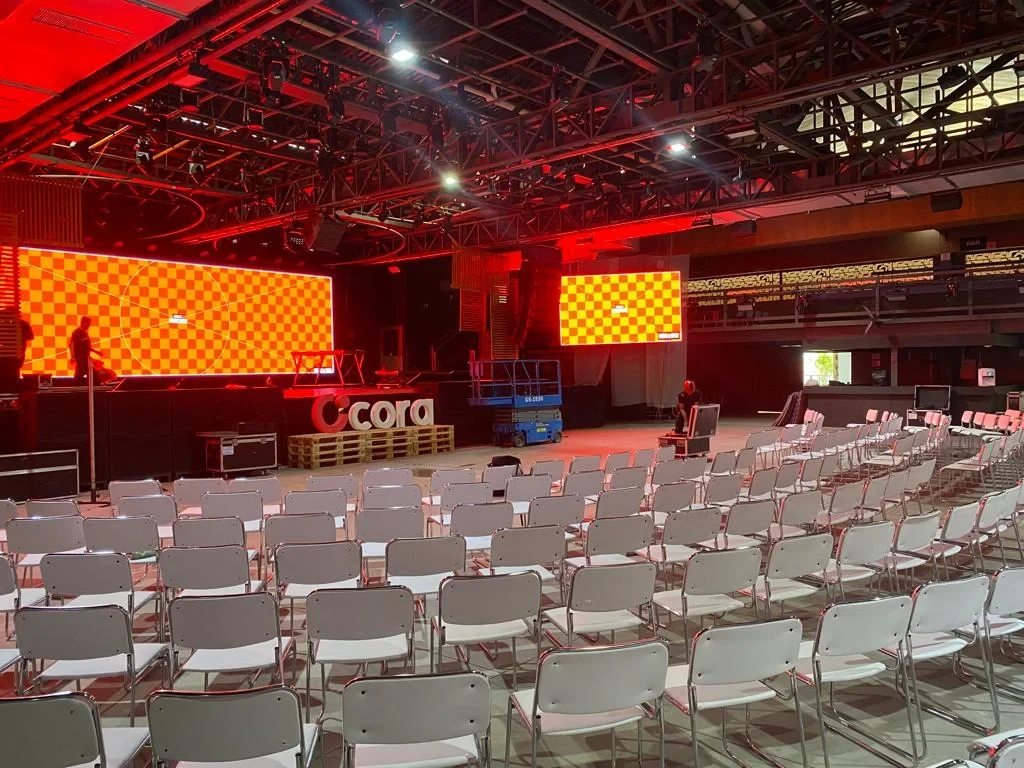 Estrutura de evento organizada pela Fast Eventos